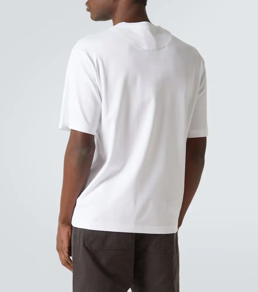 Prada Interlock cotton jersey T-shirt | Thumbnail 2