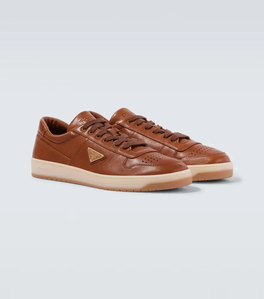 Prada Downtown leather sneakers | Thumbnail 2 Prada Downtown leather sneakers | Thumbnail 2