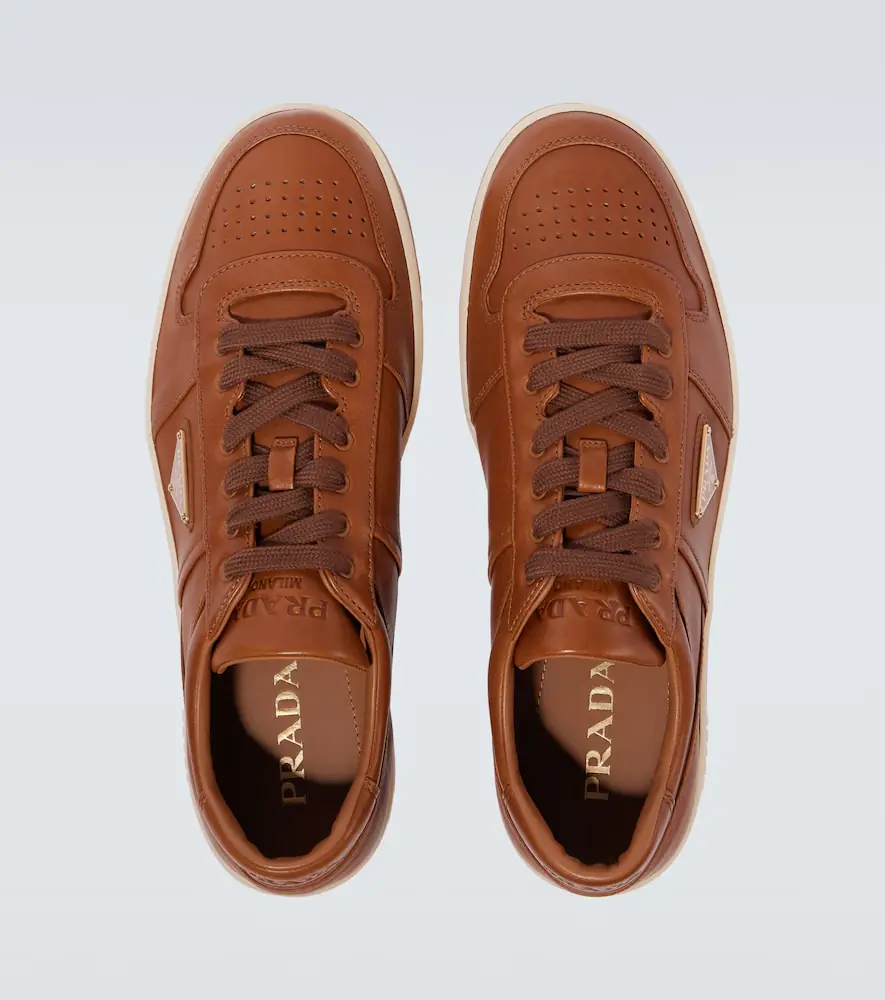 Prada Downtown leather sneakers | Thumbnail 3 Prada Downtown leather sneakers | Thumbnail 3