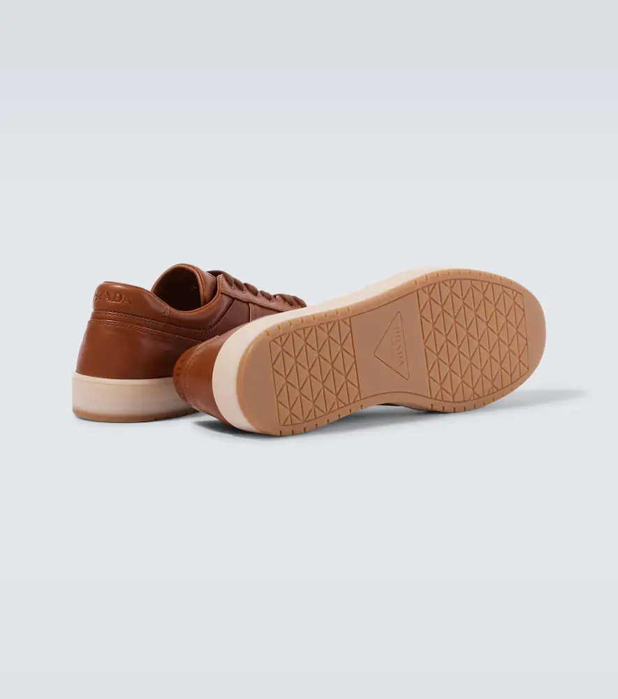Prada Downtown leather sneakers | Thumbnail 4 Prada Downtown leather sneakers | Thumbnail 4