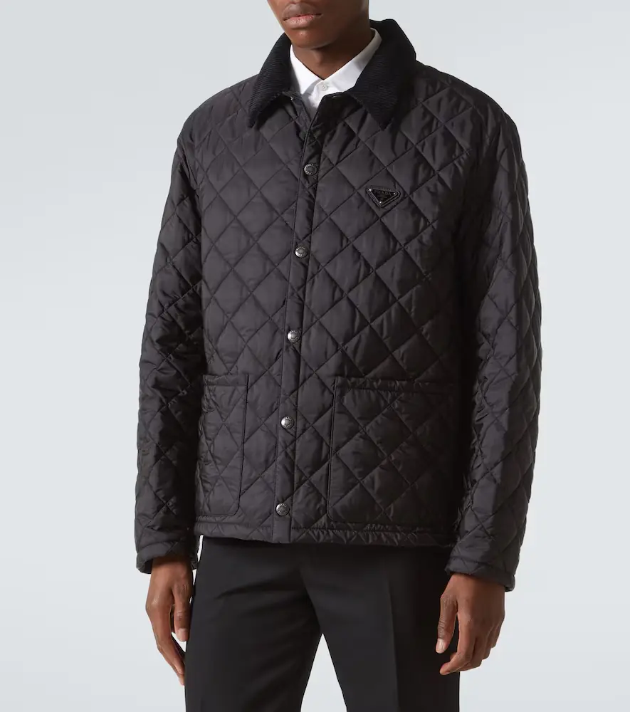 Prada Re-Nylon quilted jacket | Thumbnail 3 Prada Re-Nylon quilted jacket | Thumbnail 3