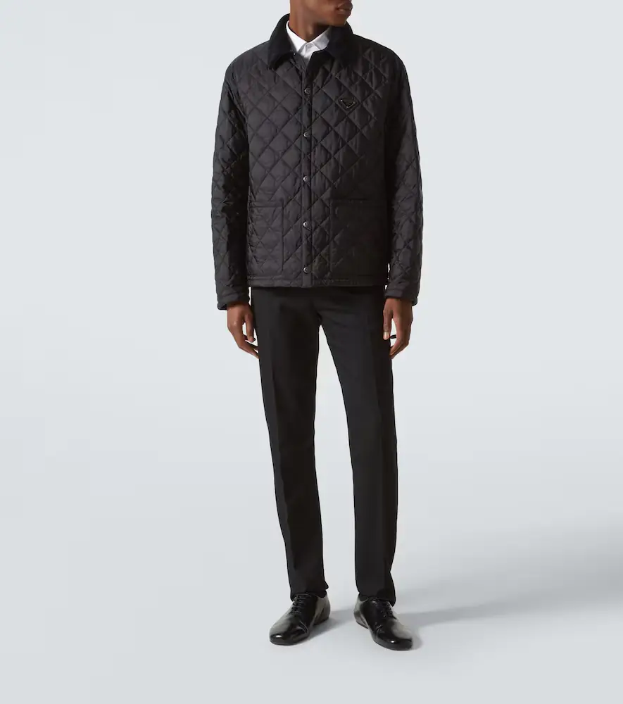 Prada Re-Nylon quilted jacket | Thumbnail 6 Prada Re-Nylon quilted jacket | Thumbnail 6