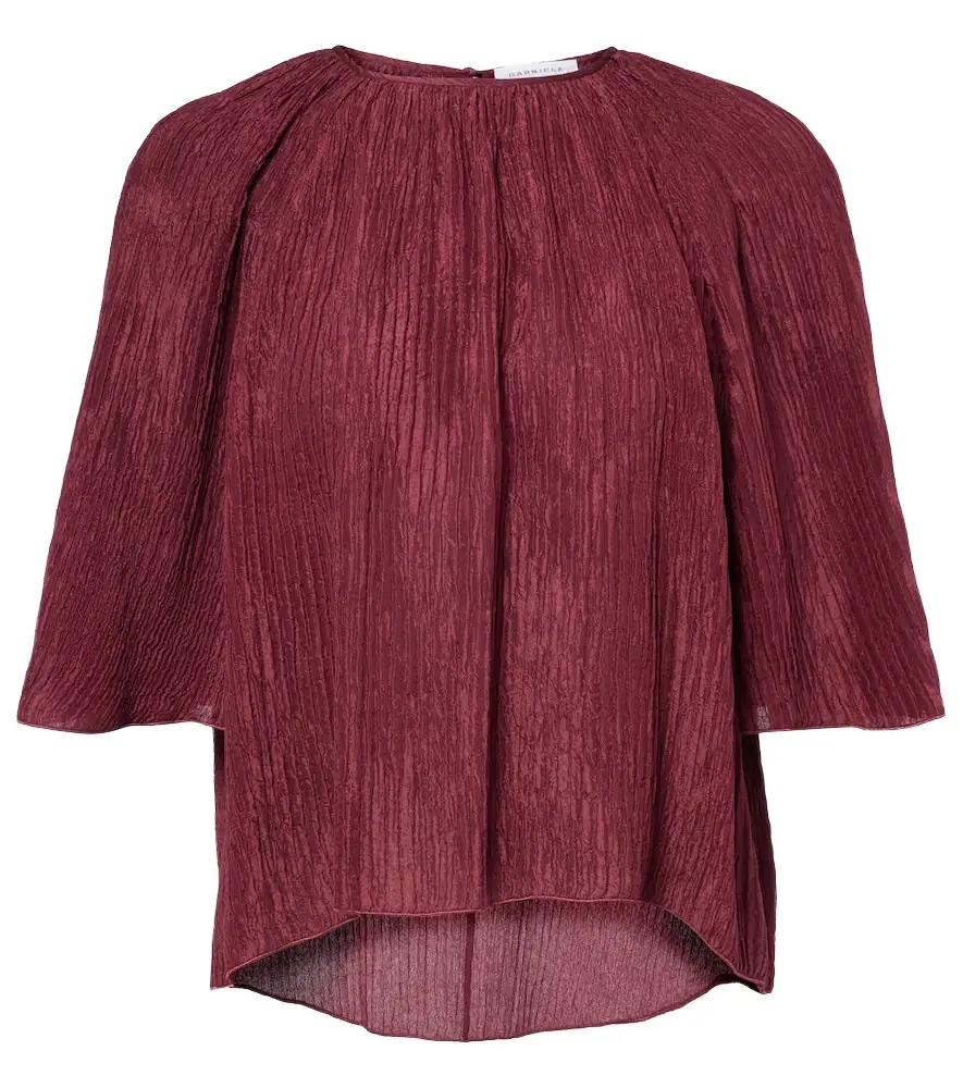 Gabriela Hearst Nula silk top | Image 1 Gabriela Hearst Nula silk top | Image 1