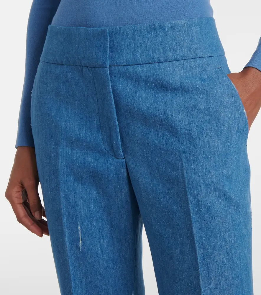 Gabriela Hearst Marsh cotton and linen flared pants | Thumbnail 3 Gabriela Hearst Marsh cotton and linen flared pants | Thumbnail 3