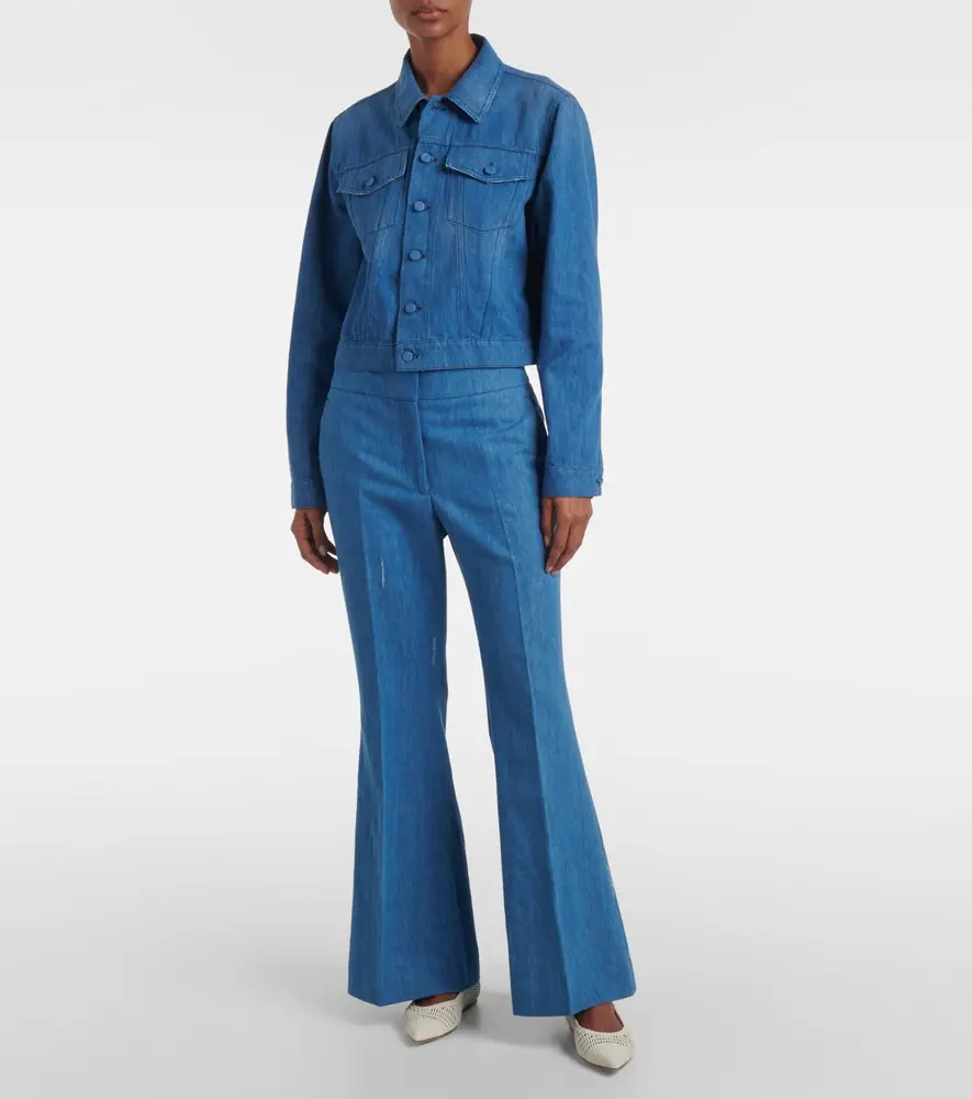 Gabriela Hearst Marsh cotton and linen flared pants | Thumbnail 5 Gabriela Hearst Marsh cotton and linen flared pants | Thumbnail 5