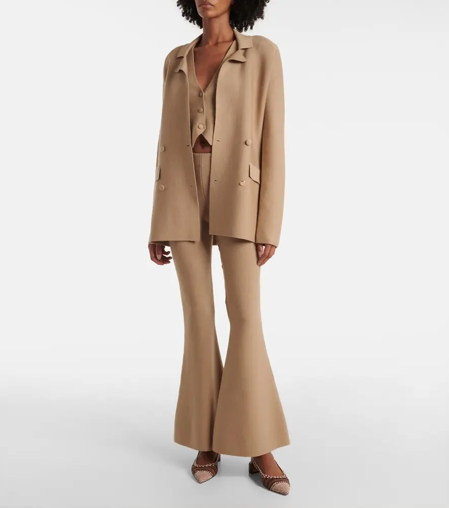 Gabriela Hearst Virgin wool flared pants | Thumbnail 5