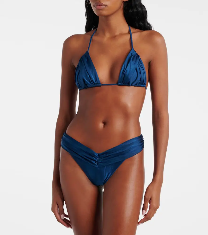 Bananhot Jasmin ruched bikini top | Thumbnail 4