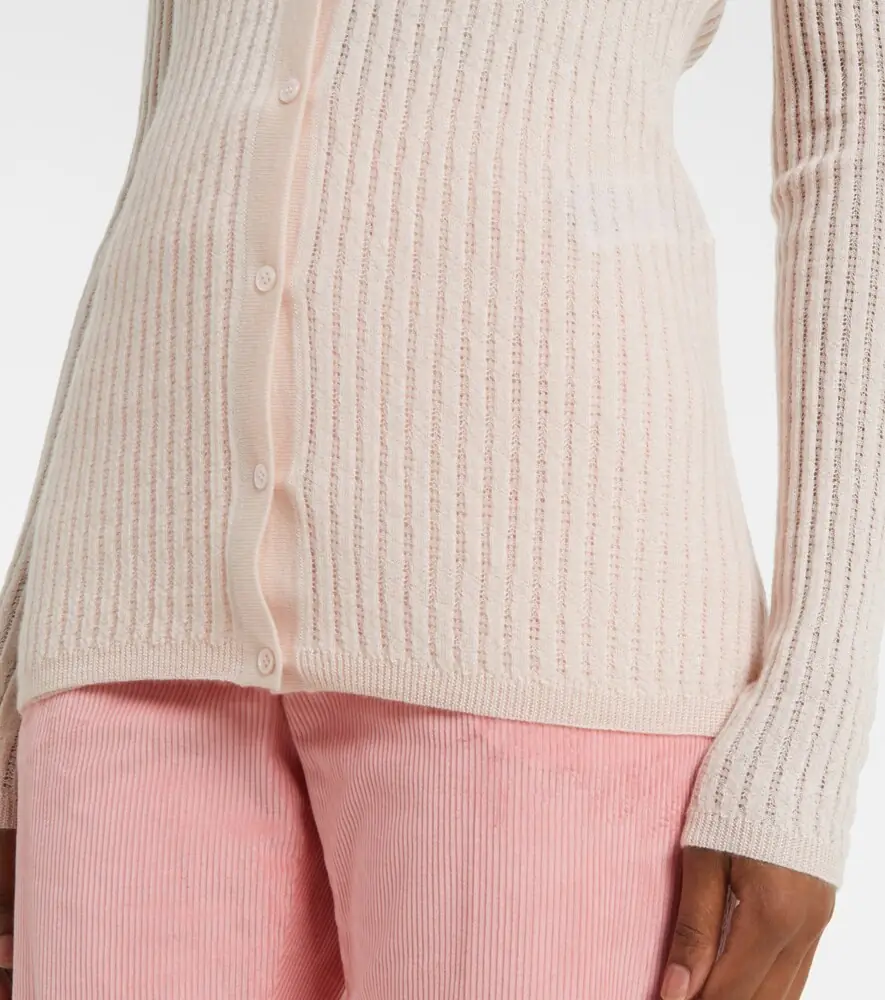 Gabriela Hearst Emma pointelle cashmere and silk cardigan | Thumbnail 4 Gabriela Hearst Emma pointelle cashmere and silk cardigan | Thumbnail 4