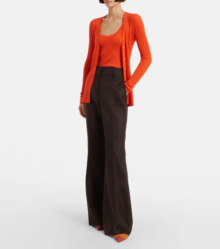 Gabriela Hearst Emma pointelle cashmere and silk cardigan | Thumbnail 2 Gabriela Hearst Emma pointelle cashmere and silk cardigan | Thumbnail 2