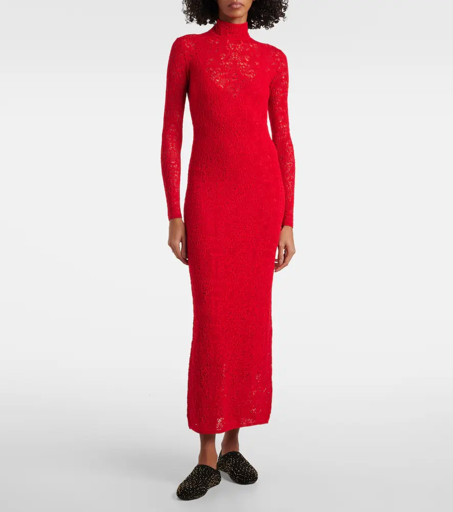 Gabriela Hearst Lethe pointelle wool and silk maxi dress | Thumbnail 3 Gabriela Hearst Lethe pointelle wool and silk maxi dress | Thumbnail 3