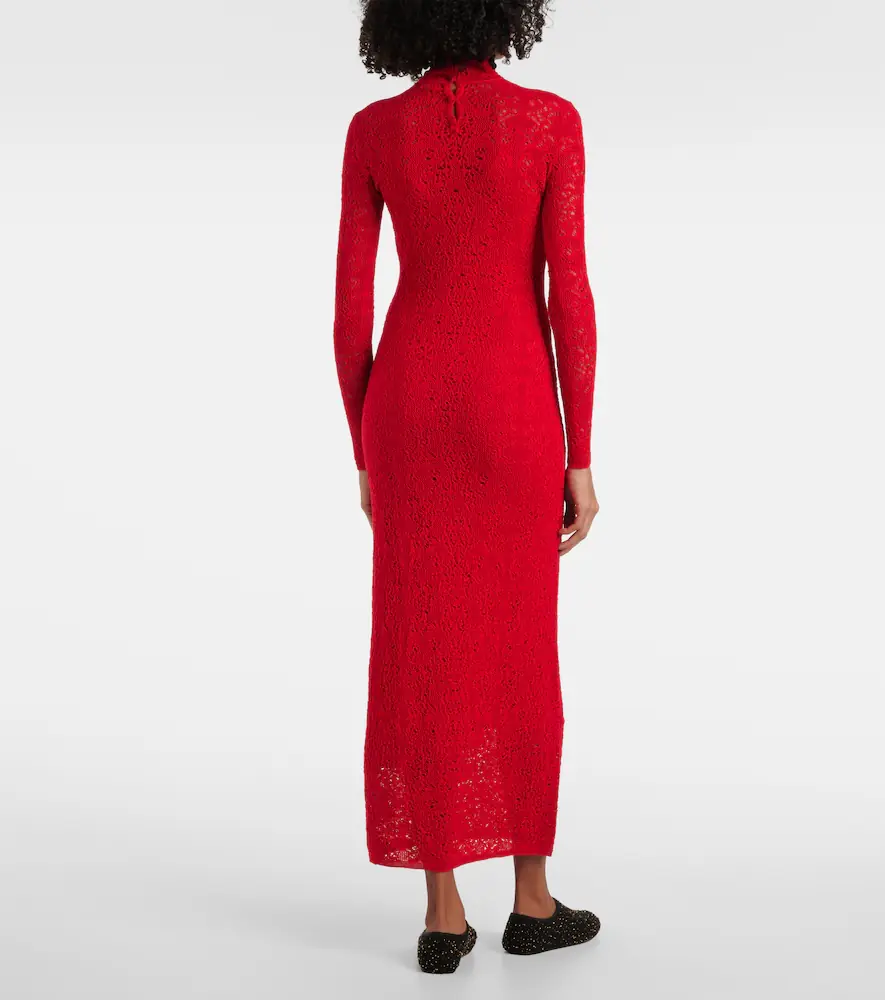 Gabriela Hearst Lethe pointelle wool and silk maxi dress | Thumbnail 4 Gabriela Hearst Lethe pointelle wool and silk maxi dress | Thumbnail 4