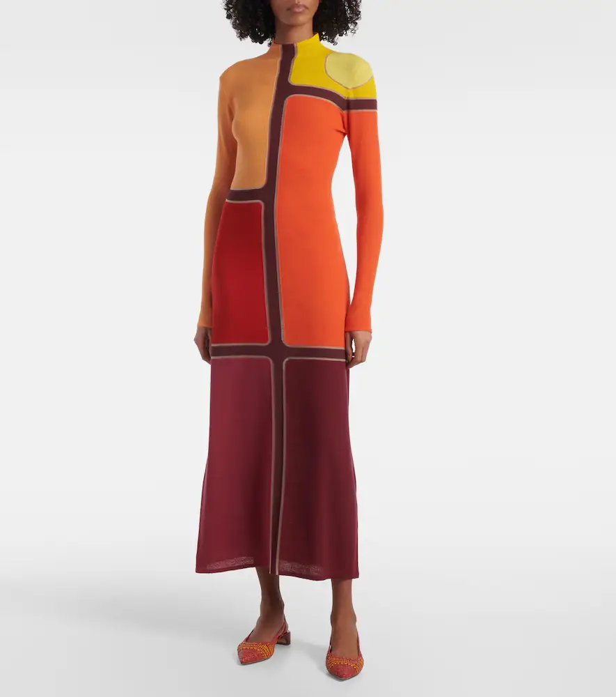 Gabriela Hearst Apollonis wool and cashmere maxi dress | Thumbnail 5