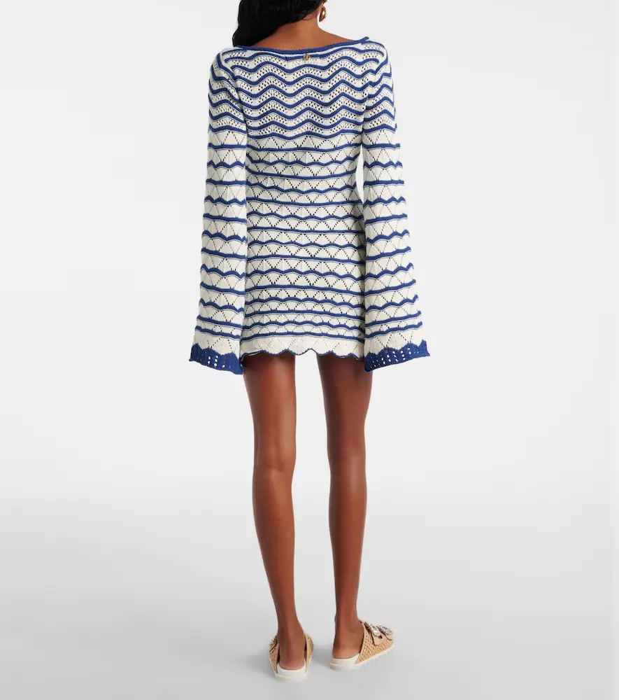Bananhot Rey striped crochet beach dress | Thumbnail 2