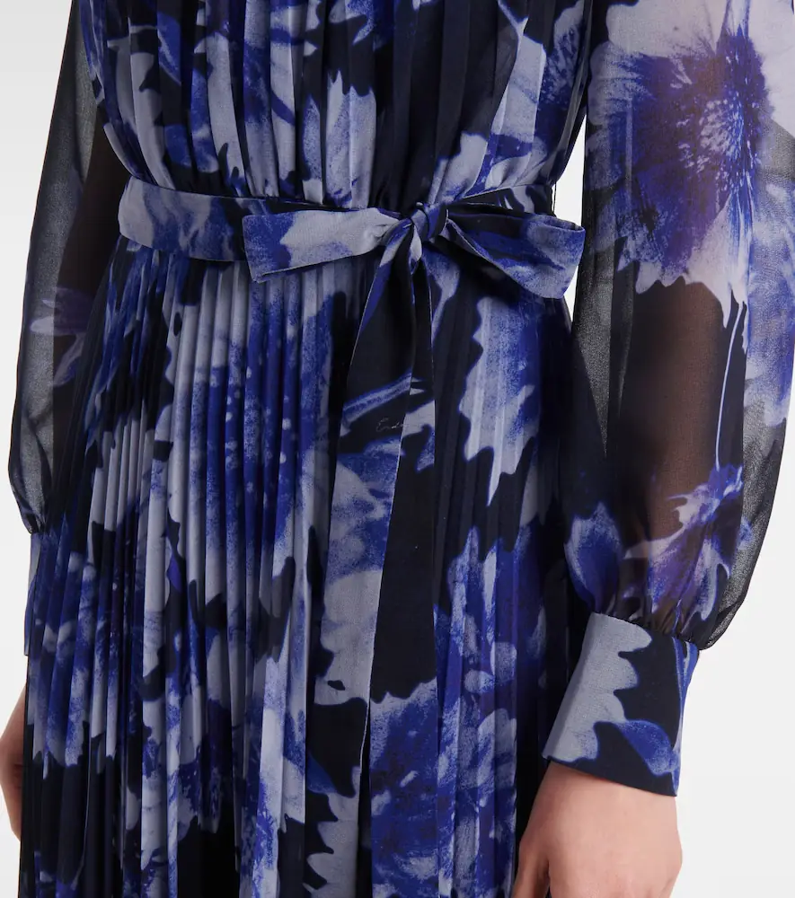 Erdem Floral pleated voile gown | Thumbnail 4 Erdem Floral pleated voile gown | Thumbnail 4