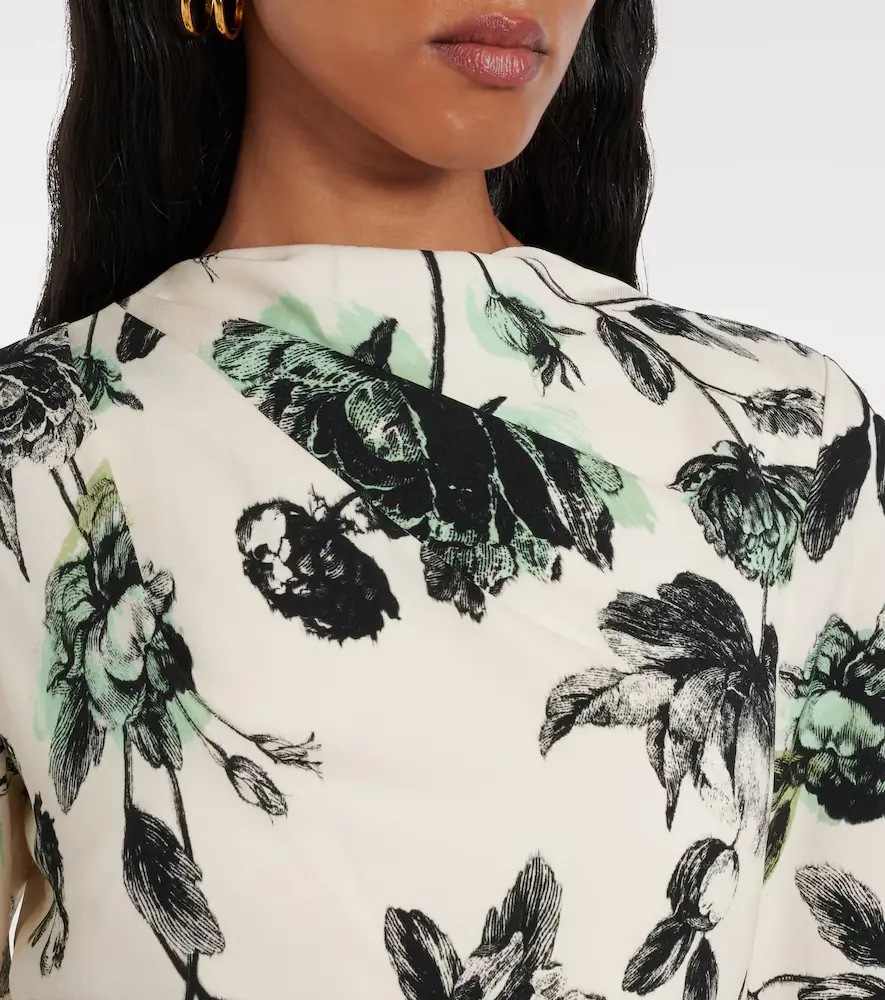 Erdem Draped midi dress | Thumbnail 5