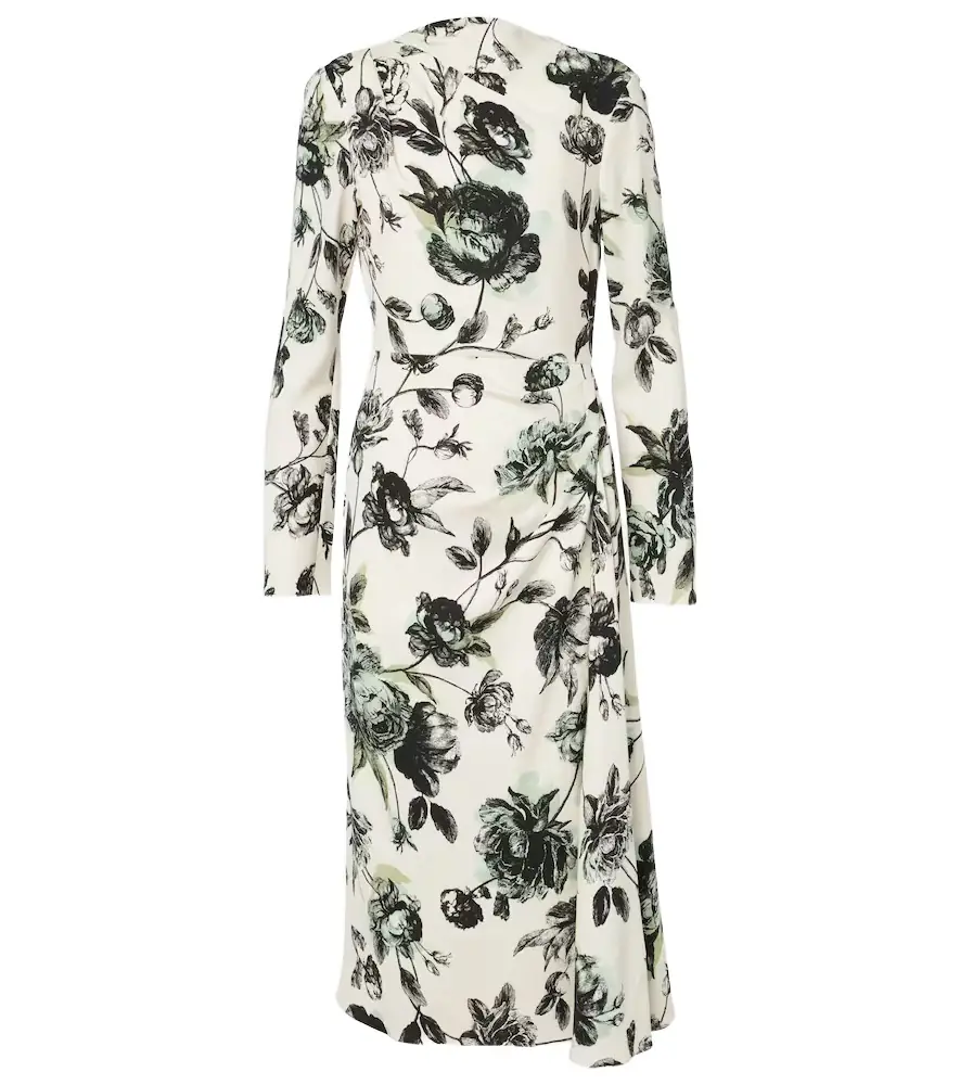 Erdem Draped midi dress
