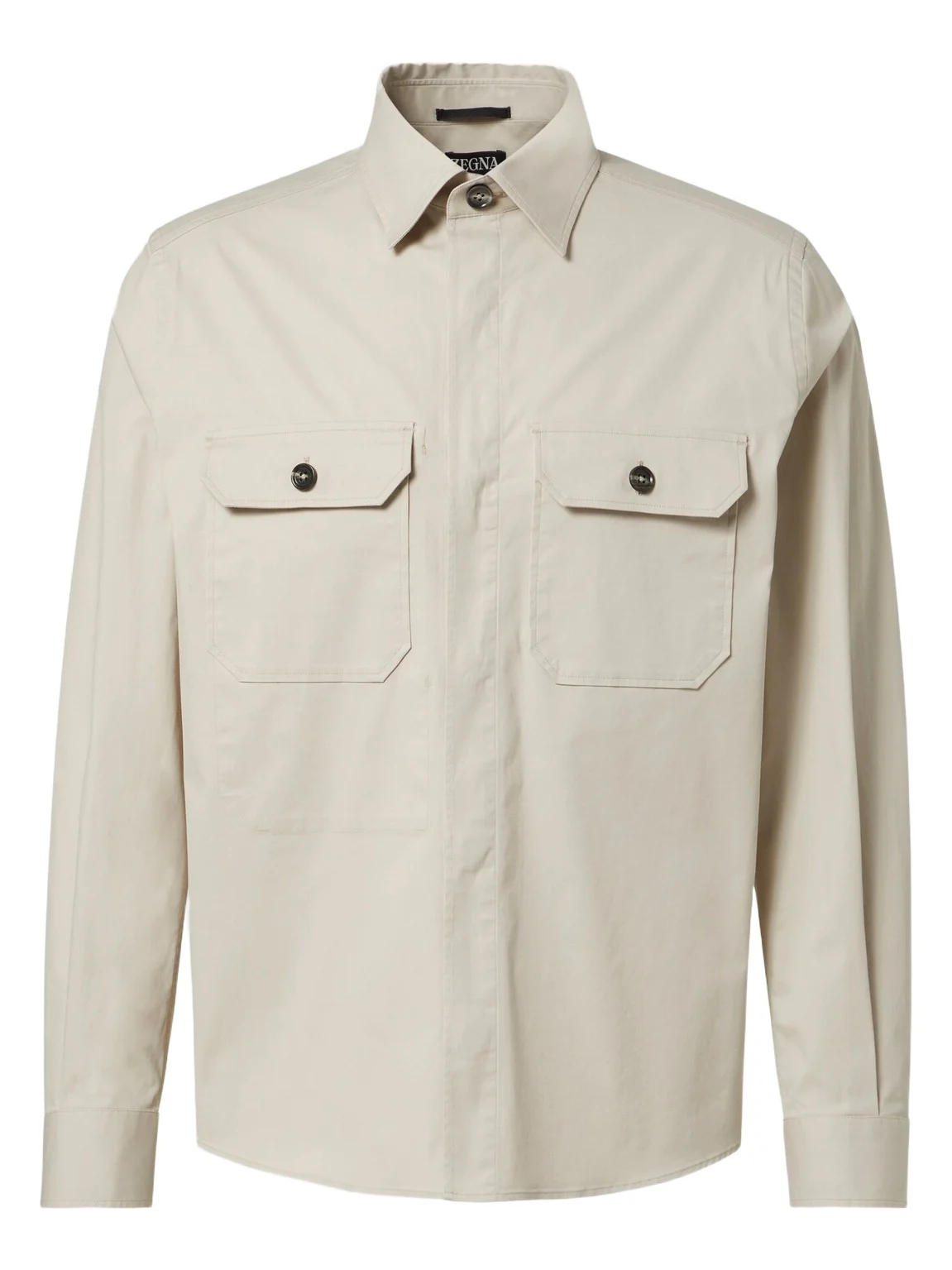 Zegna Cotton-blend overshirt