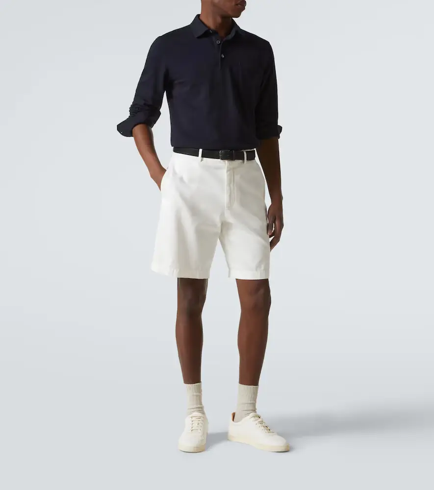 Zegna Logo cotton polo shirt | Thumbnail 3