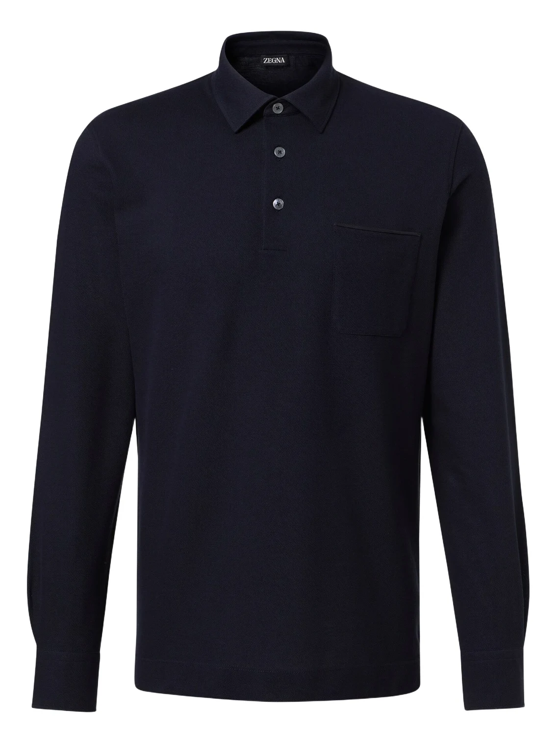 Zegna Logo cotton polo shirt