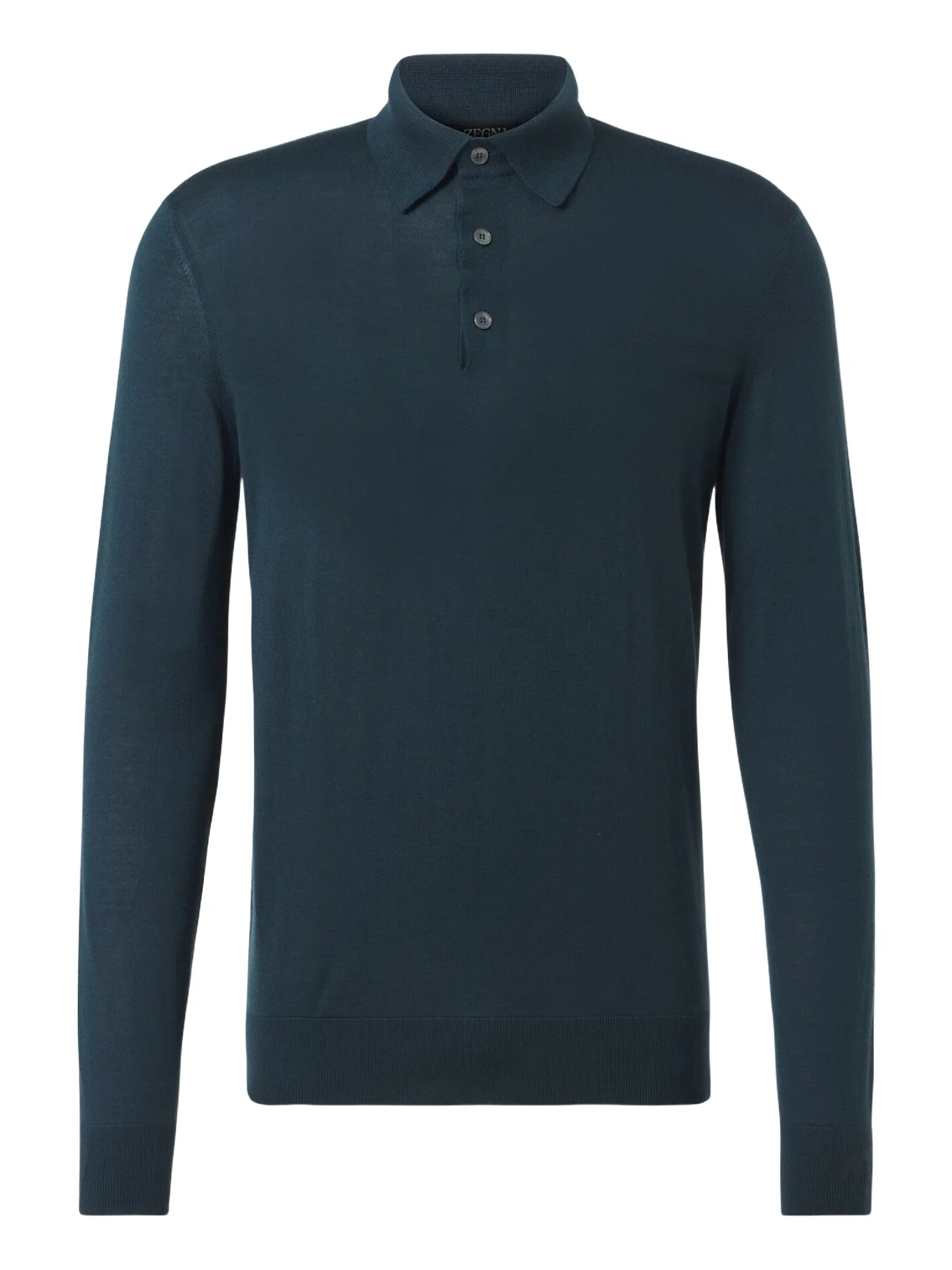 Zegna Cashmere and silk polo shirt
