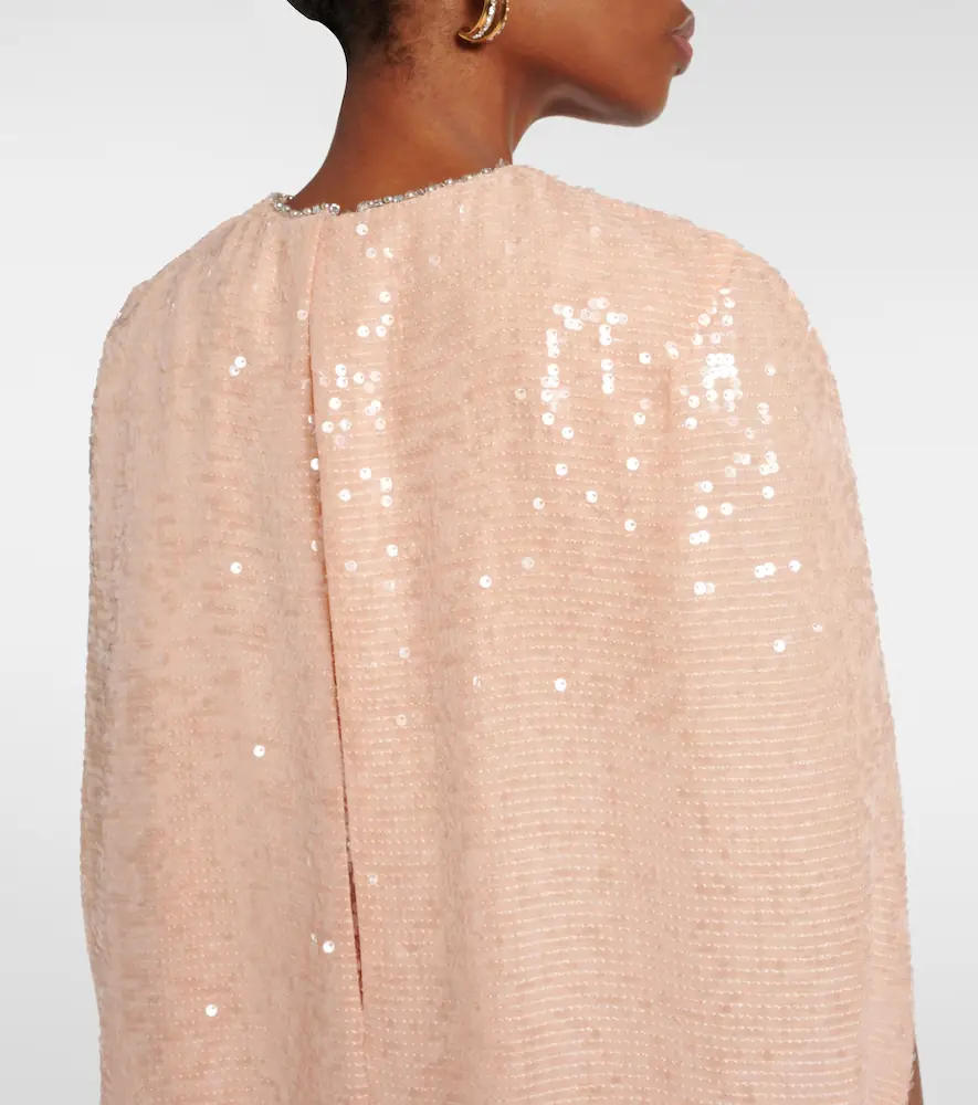 Erdem Sequined chiffon gown | Thumbnail 4 Erdem Sequined chiffon gown | Thumbnail 4