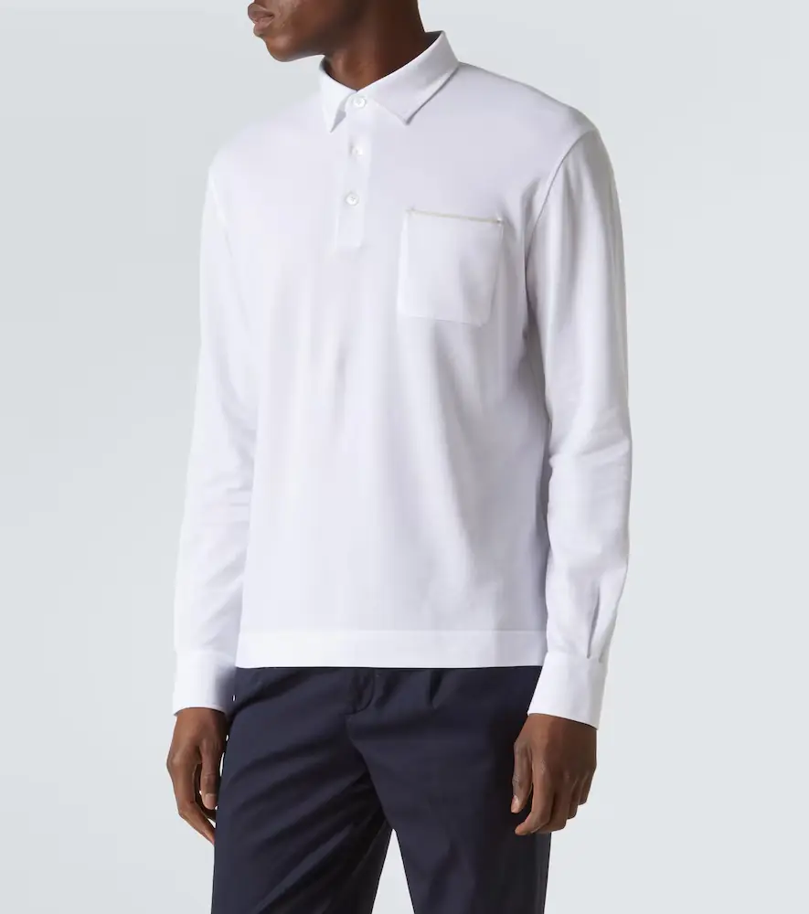 Zegna Logo cotton polo shirt | Thumbnail 2 Zegna Logo cotton polo shirt | Thumbnail 2