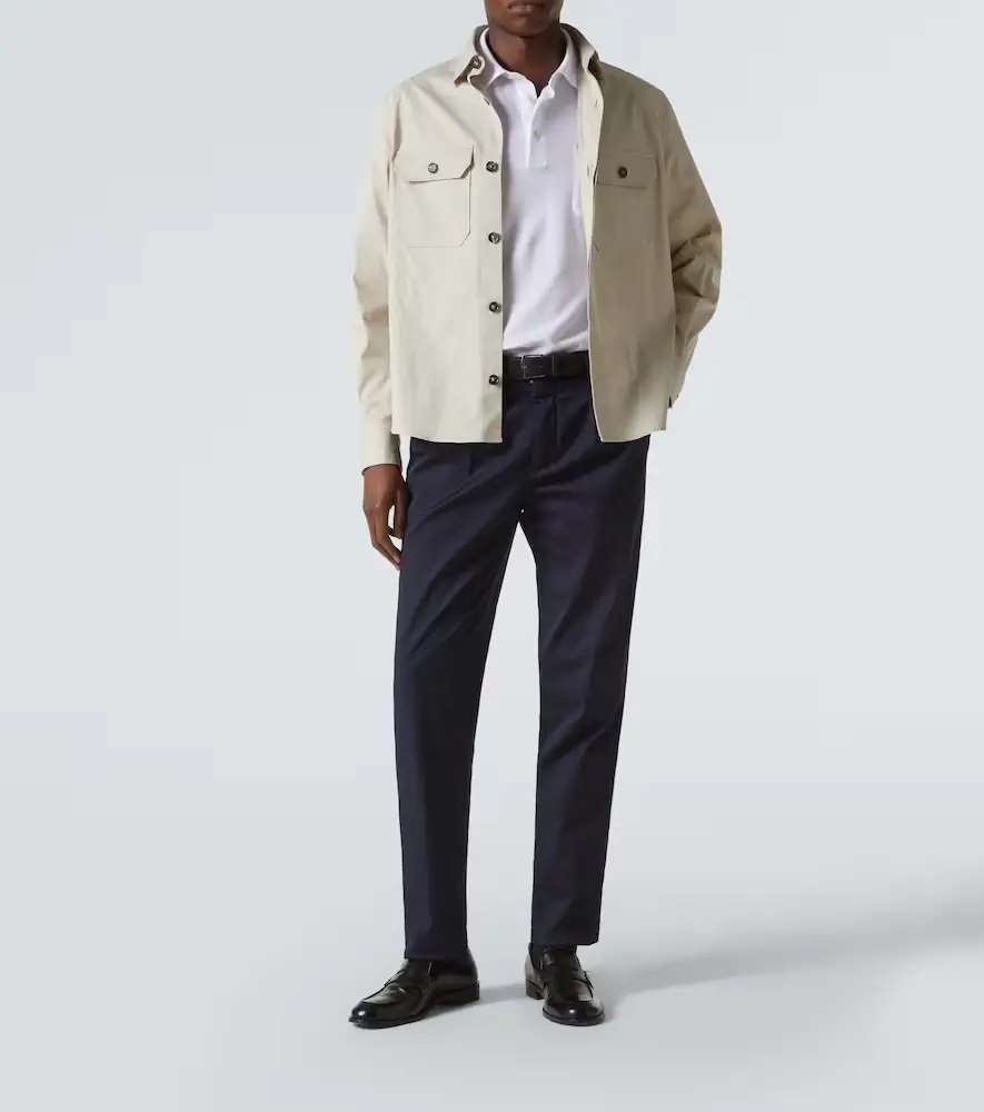 Zegna Logo cotton polo shirt | Thumbnail 4 Zegna Logo cotton polo shirt | Thumbnail 4