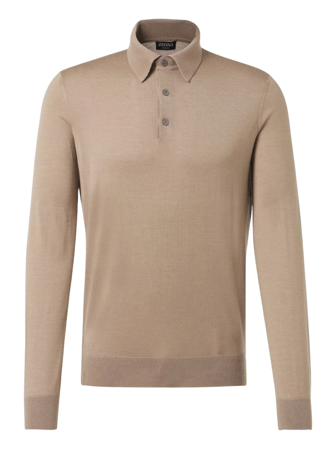 Zegna Cashmere and silk polo sweater