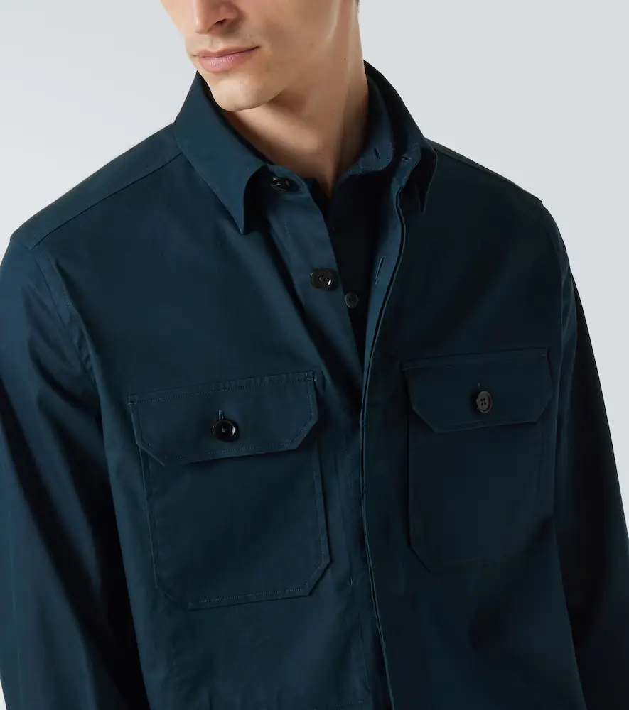 Zegna Cotton-blend overshirt | Thumbnail 3 Zegna Cotton-blend overshirt | Thumbnail 3