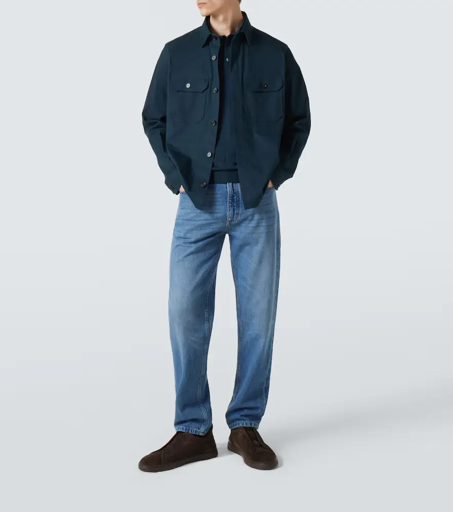 Zegna Cotton-blend overshirt | Thumbnail 4 Zegna Cotton-blend overshirt | Thumbnail 4