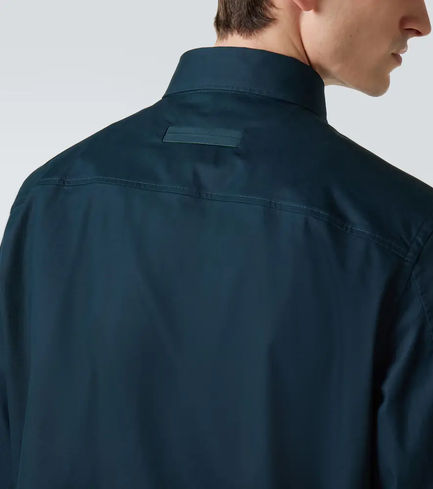 Zegna Cotton-blend overshirt | Thumbnail 6 Zegna Cotton-blend overshirt | Thumbnail 6