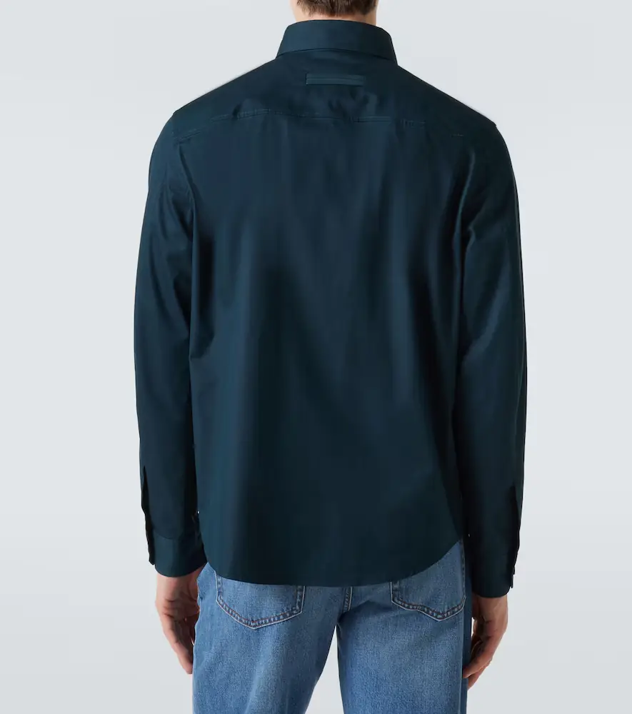 Zegna Cotton-blend overshirt | Thumbnail 7 Zegna Cotton-blend overshirt | Thumbnail 7