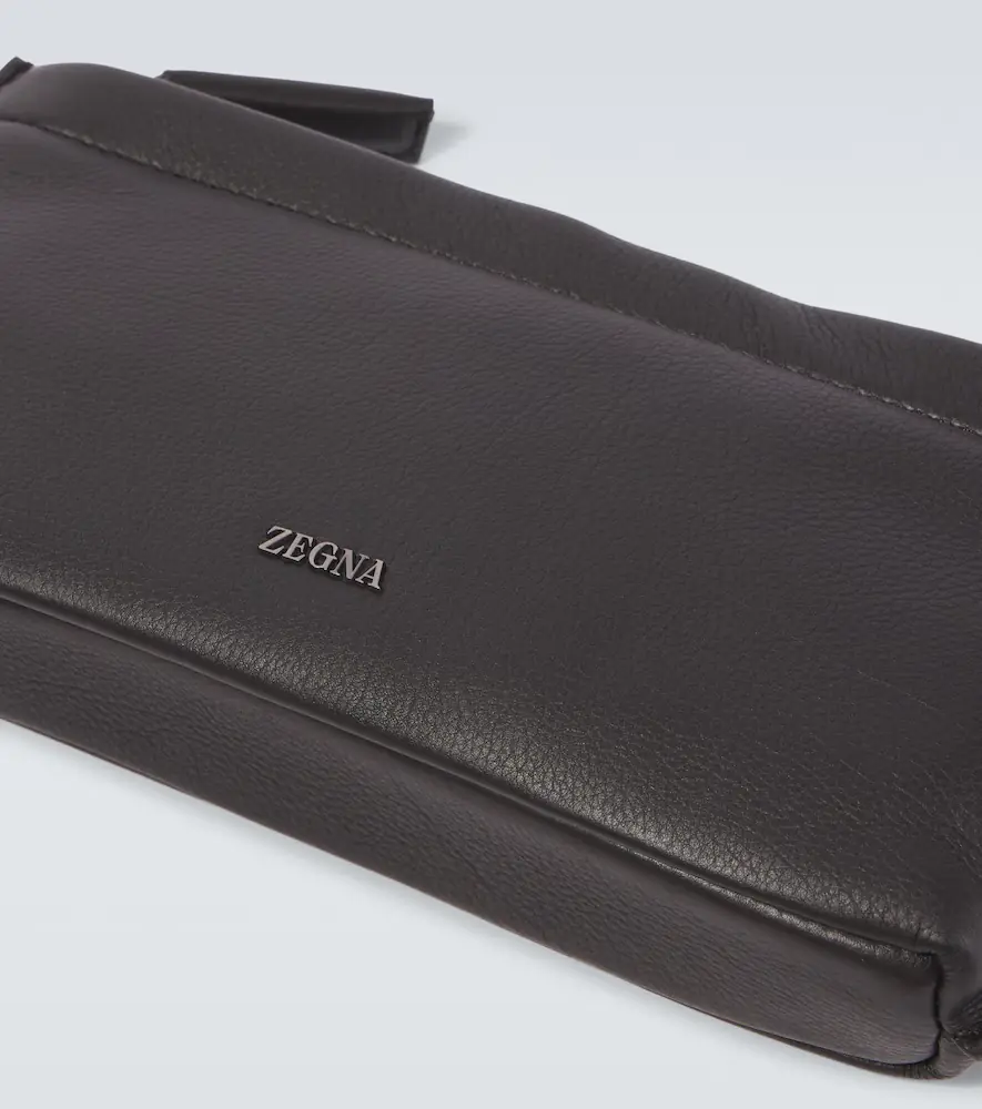 Zegna Secondskin leather toiletry bag | Thumbnail 2 Zegna Secondskin leather toiletry bag | Thumbnail 2