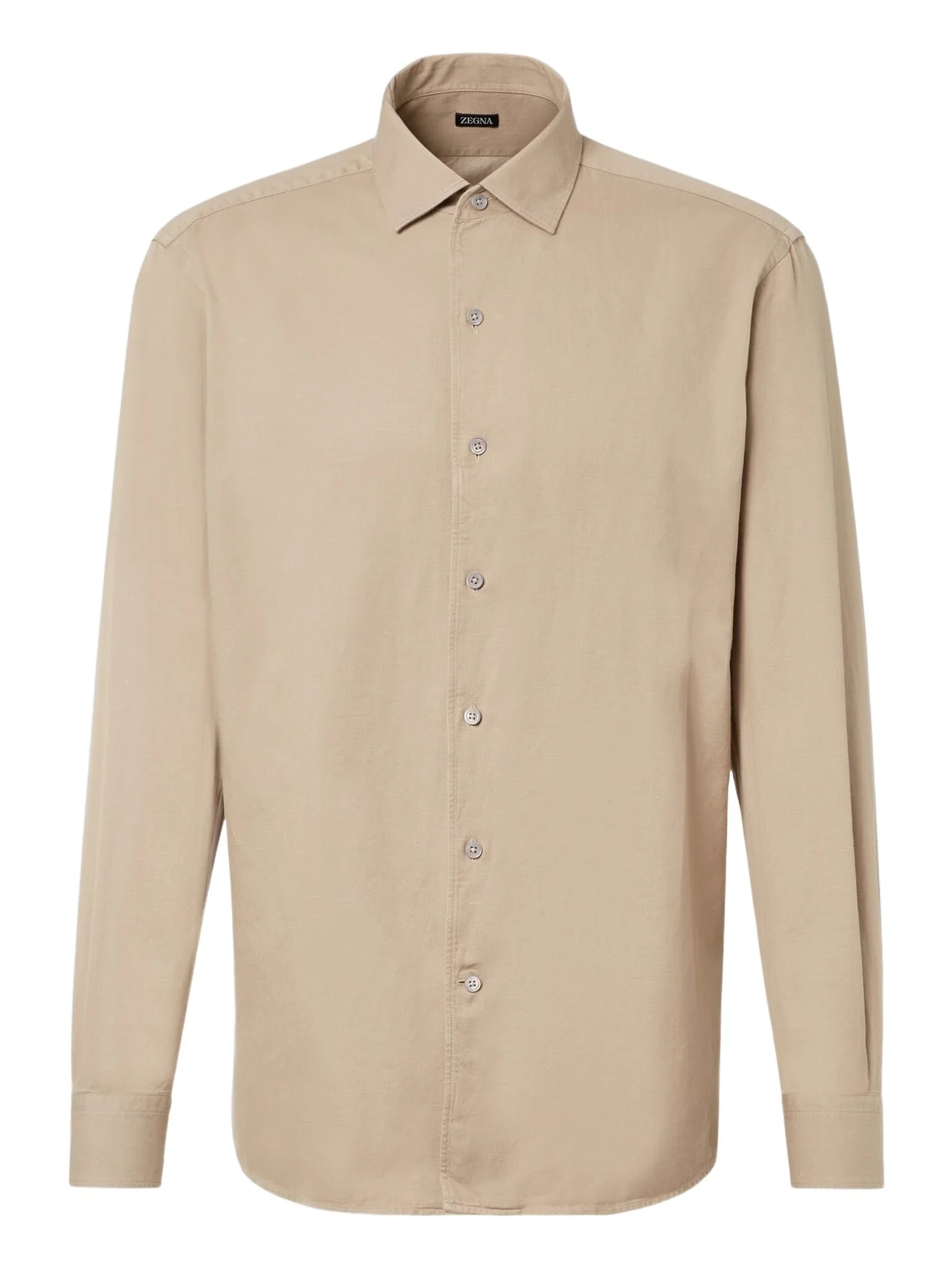 Zegna Cotton and wool denim shirt