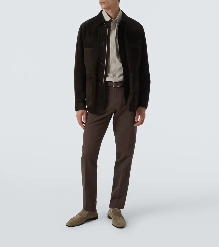Zegna Leather field jacket | Thumbnail 3