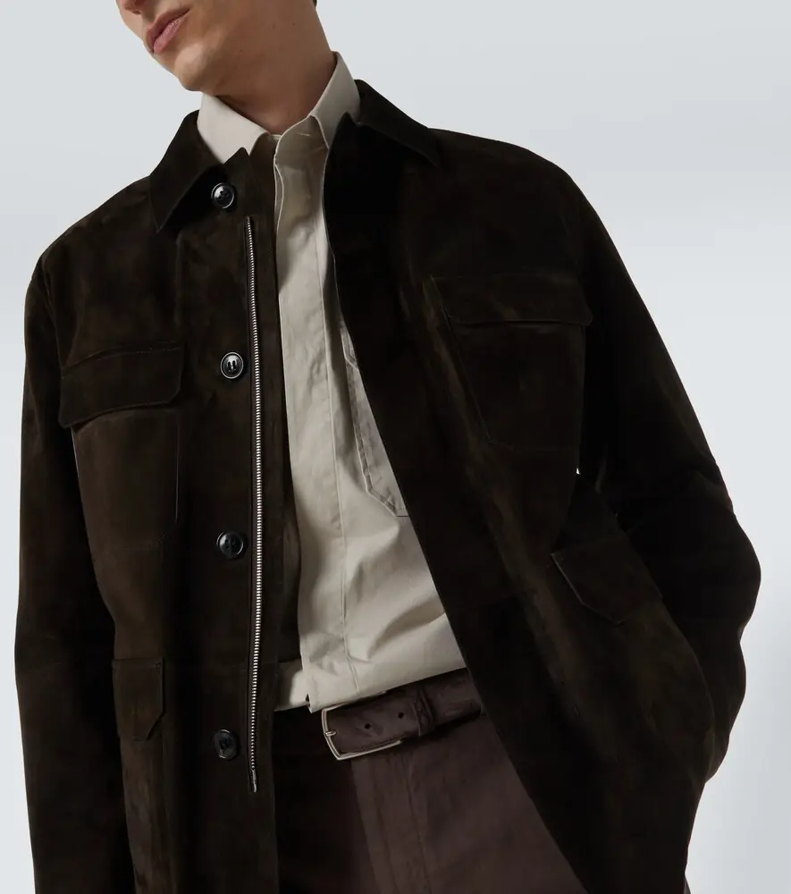 Zegna Leather field jacket | Thumbnail 4