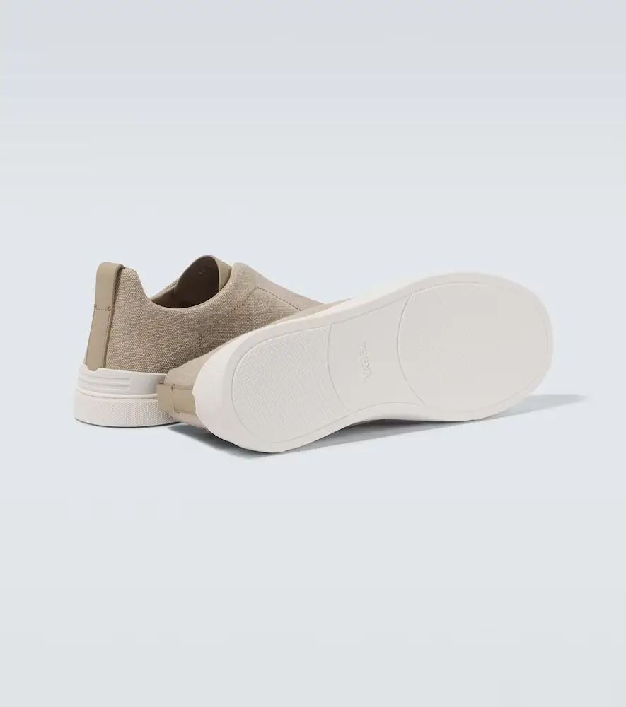 Zegna Triple Stitch canvas sneakers | Thumbnail 4 Zegna Triple Stitch canvas sneakers | Thumbnail 4