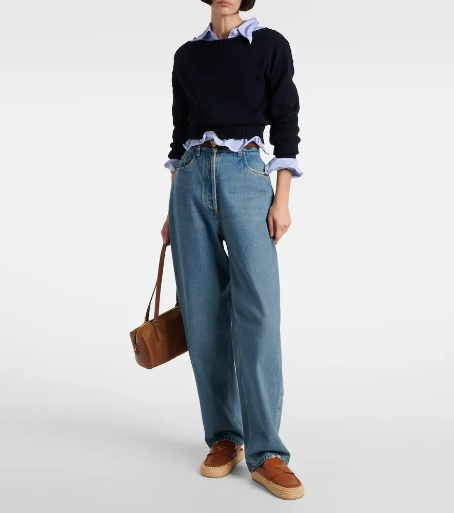 Prada Leather espadrille mules | Thumbnail 5