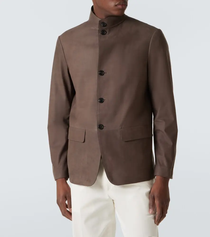 Zegna Il Conte leather jacket | Thumbnail 5