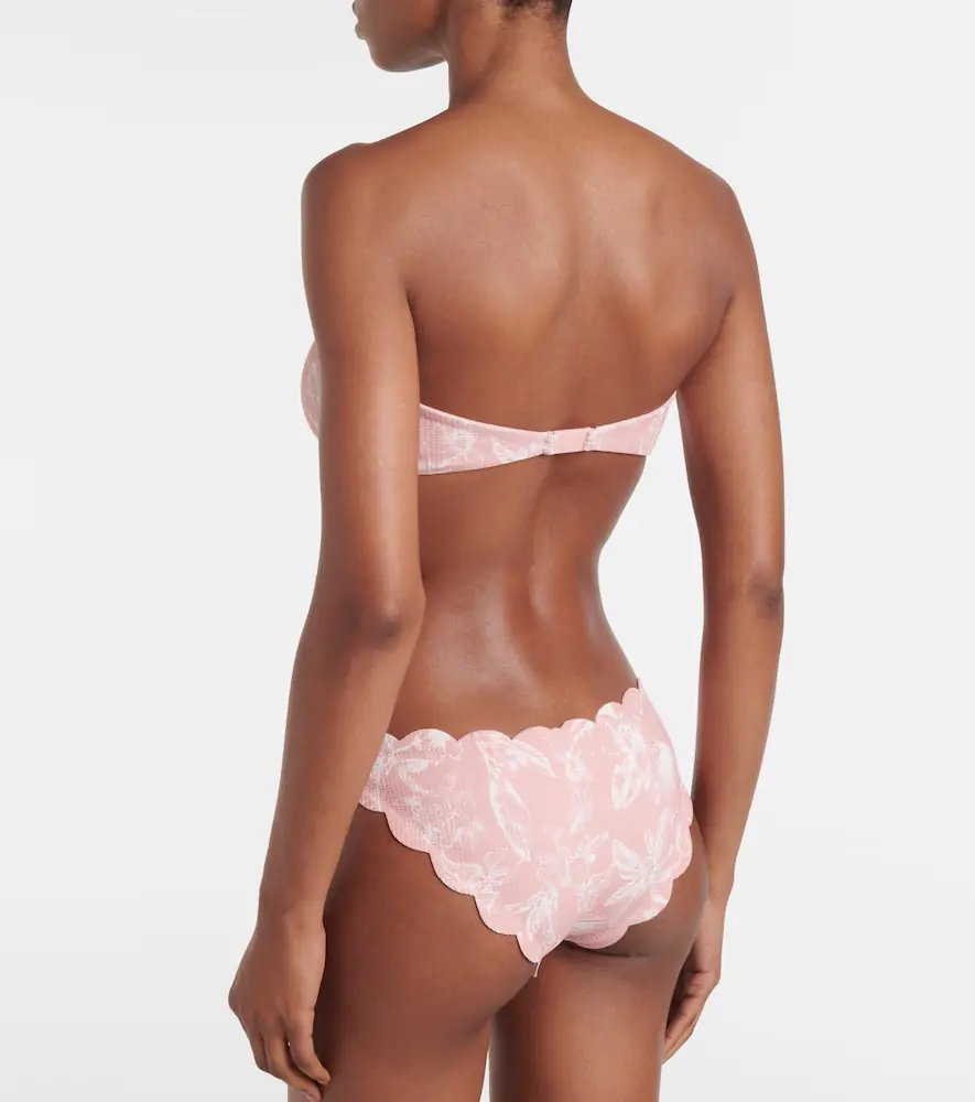 Marysia Antibes floral bandeau bikini top | Thumbnail 2 Marysia Antibes floral bandeau bikini top | Thumbnail 2