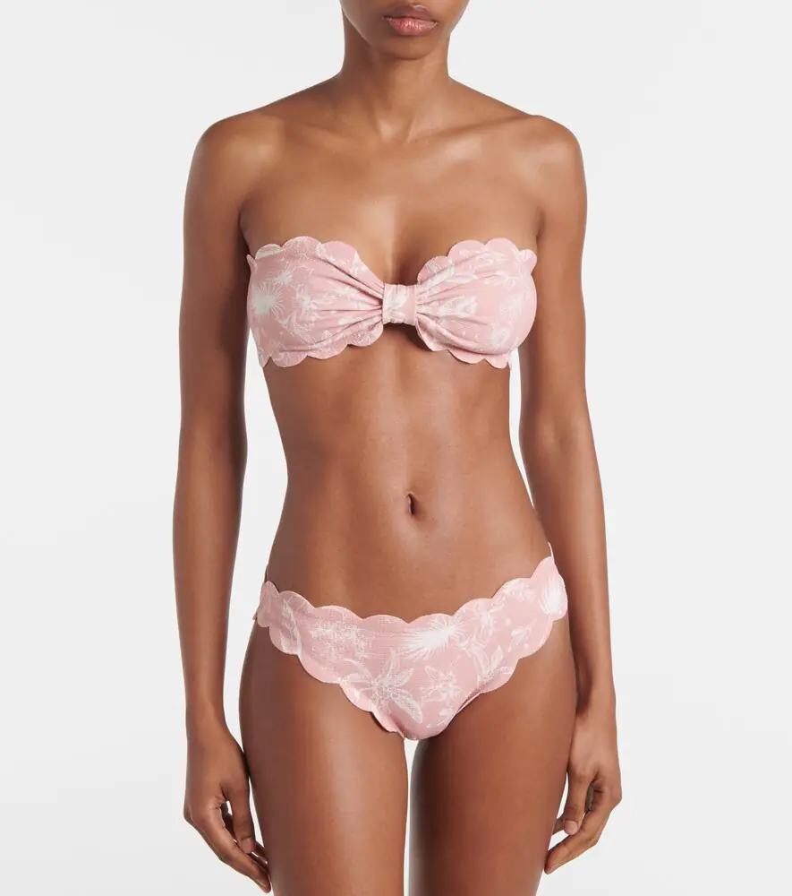 Marysia Antibes floral bandeau bikini top | Thumbnail 3 Marysia Antibes floral bandeau bikini top | Thumbnail 3