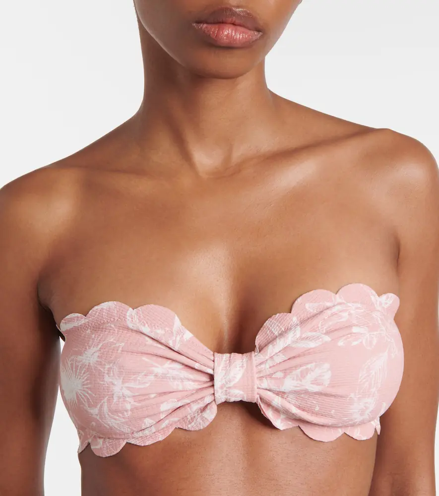 Marysia Antibes floral bandeau bikini top | Thumbnail 4 Marysia Antibes floral bandeau bikini top | Thumbnail 4
