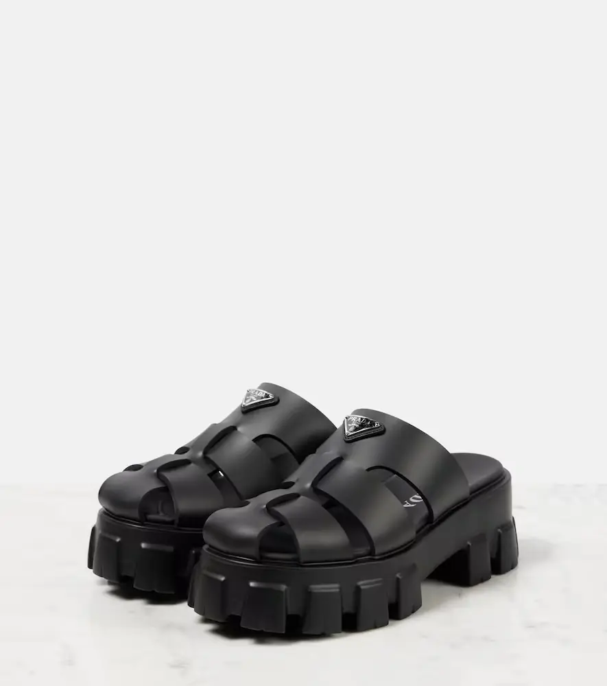 Prada Monolith platform fisherman sandals | Thumbnail 4