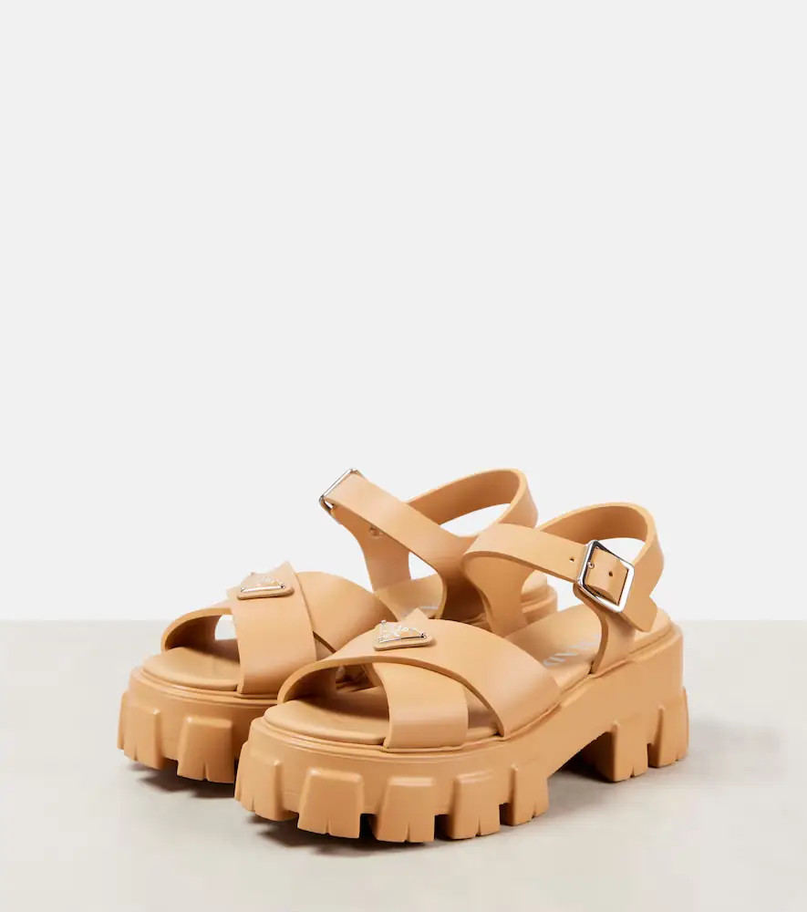 Prada Monolith platform sandals | Thumbnail 3 Prada Monolith platform sandals | Thumbnail 3