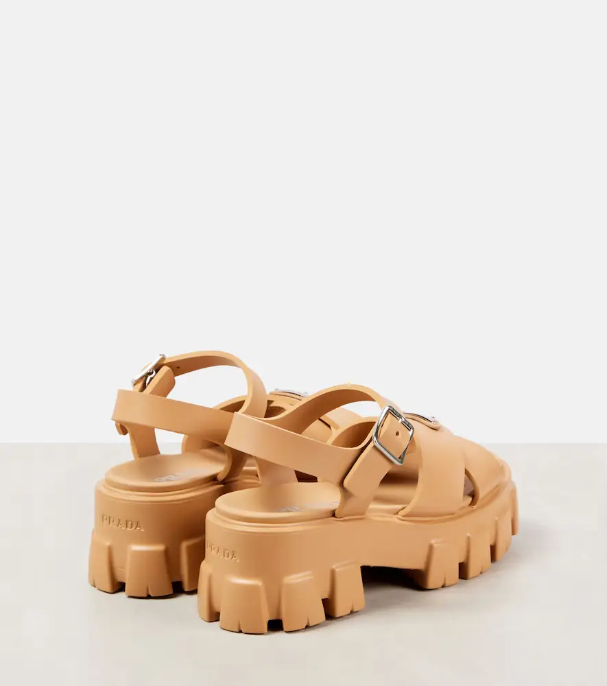 Prada Monolith platform sandals | Thumbnail 4 Prada Monolith platform sandals | Thumbnail 4