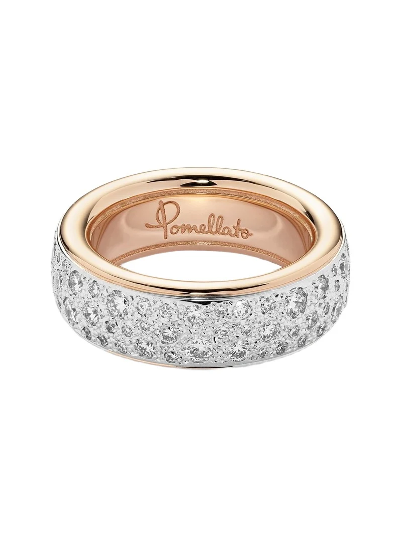 Iconica 18kt rose gold ring with diamonds Iconica 18kt rose gold ring with diamonds