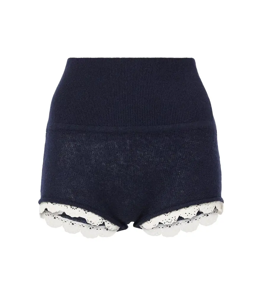 Magda Butrym Cashmere shorts | Image 1 Magda Butrym Cashmere shorts | Image 1