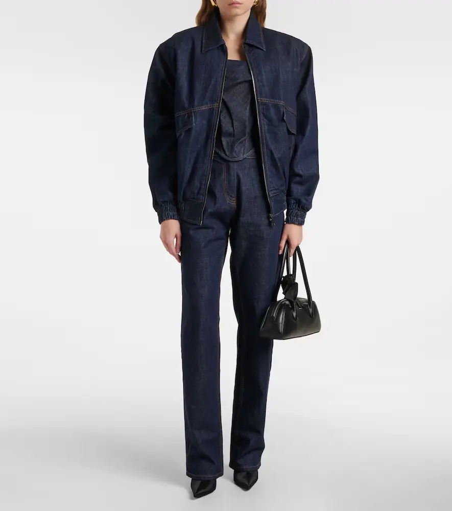 Magda Butrym Oversized denim bomber jacket | Thumbnail 4