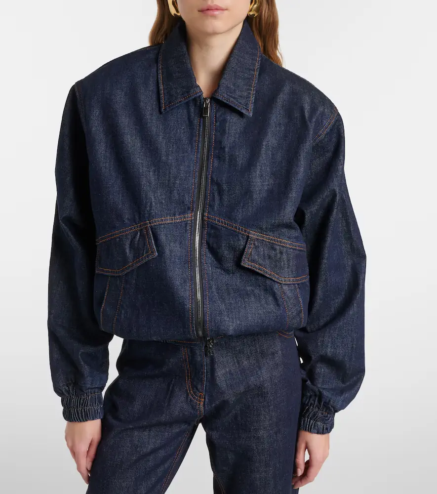 Magda Butrym Oversized denim bomber jacket | Thumbnail 5