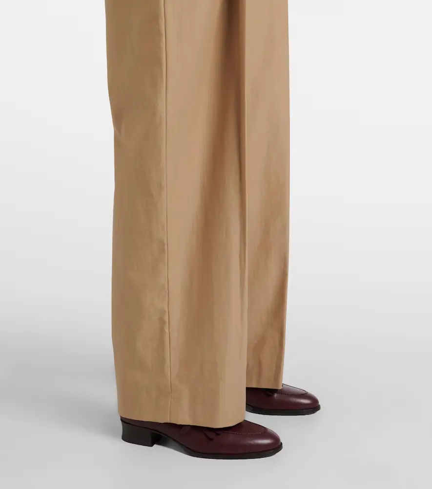 Vince Cotton and wool wide-leg pants | Thumbnail 3
